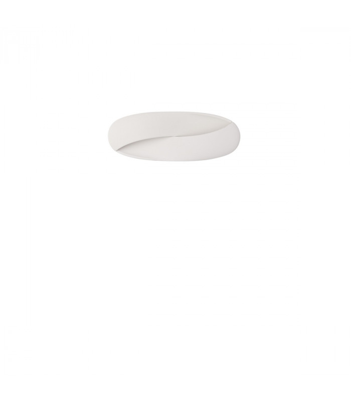 Infinity Integrated LED Wall Lamp Deep Satin White Metal LED 6W 535Lm 3000K-1