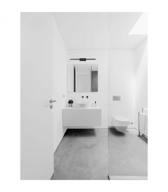 Flat Picture Light Black Aluminium LED 18W 1513Lm 3000K IP44-2