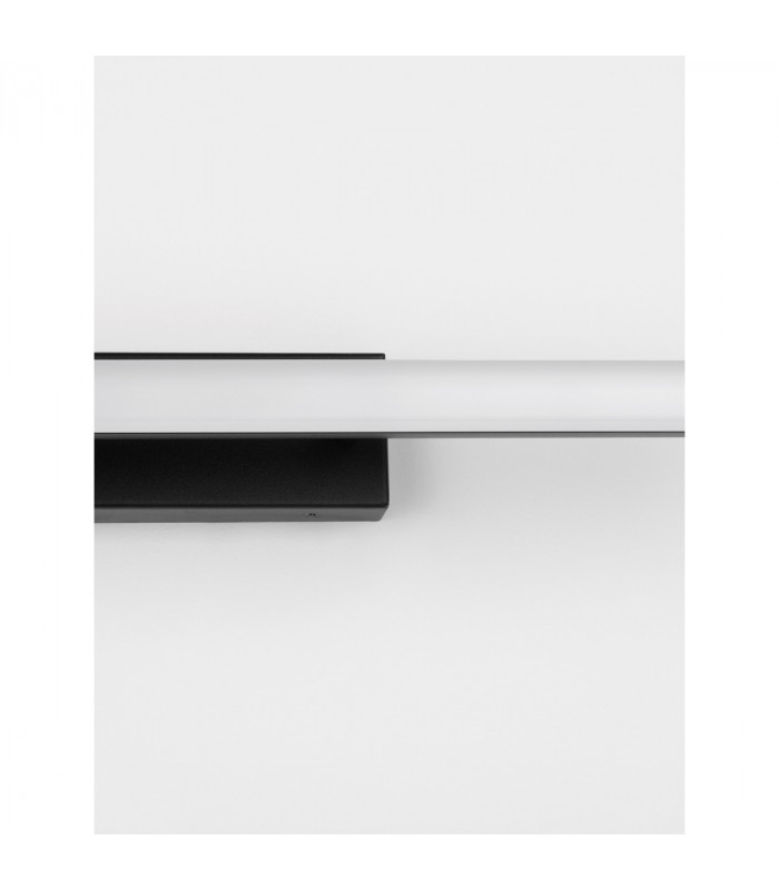 Willow Bathroom Over Mirror Light Black Aluminium LED 12W 1174Lm 3000K IP44-2
