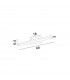 Willow Bathroom Over Mirror Light Black Aluminium LED 12W 1174Lm 3000K IP44-3