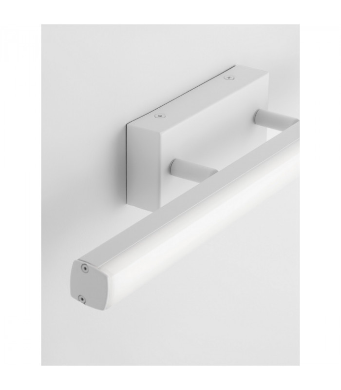 Willow Bathroom Over Mirror Light White Aluminium LED 12W 1174Lm 3000K IP44-3
