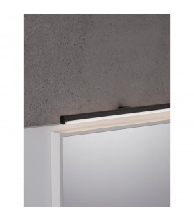 Glim Bathroom Over Mirror Light Black Aluminium LED 18W 1922Lm 3000K IP44-2
