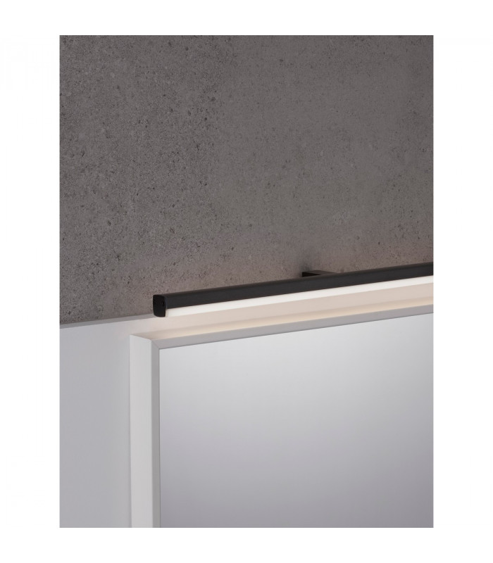 Glim Bathroom Over Mirror Light Black Aluminium LED 18W 1922Lm 3000K IP44-2