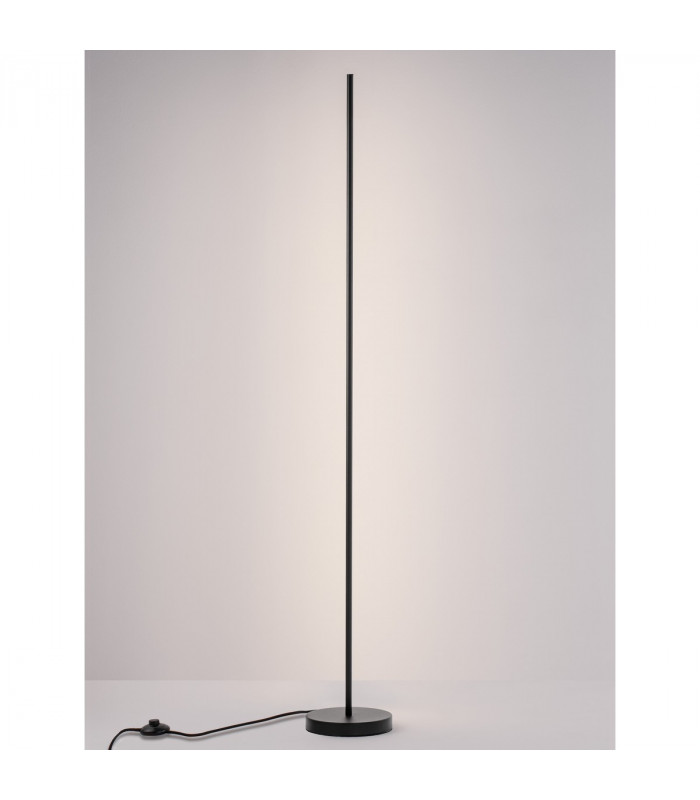 Colby LED Integrated Floor Lamp Sandy Black Aluminium LED 18W AC 1260Lm 3000K-5