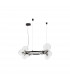 Odillia 11 Light Globe Pendant Ceiling Light Matt Black Metal Glass LED G9 Two ways of mounting-3