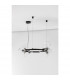 Odillia 11 Light Globe Pendant Ceiling Light Matt Black Metal Glass LED G9 Two ways of mounting-4