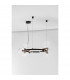 Odillia 11 Light Globe Pendant Ceiling Light Matt Black Metal Glass LED G9 Two ways of mounting-5