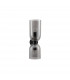 Palmer Slim Up & Down Wall Lamp Smoky Glass Black Metal Base LED E14-1