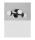 Pielo 4 Light Globe Ceiling Light Sandy Black Metal Opal Glass LED G9-3