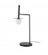 Pielo Desk Task Lamp Sandy Black Metal Opal Glass LED G9I-1