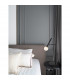 Pielo Desk Task Lamp Sandy Black Metal Opal Glass LED G9I-2