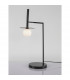 Pielo Desk Task Lamp Sandy Black Metal Opal Glass LED G9I-4