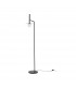 Pielo Task Floor Lamp Sandy Black Metal Opal Glass LED G9I-1