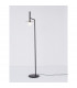 Pielo Task Floor Lamp Sandy Black Metal Opal Glass LED G9I-3