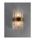Crown Wall Lamp Satin Gold Metal Clear Crystal (7 pcs) LED G9-4