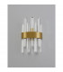 Crown Wall Lamp Satin Gold Metal Clear Crystal (7 pcs) LED G9-5