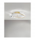 Aurelia Integrated LED Semi Flush Light Gold Metal Crystal LED 36W 3728.28Lm 3500K-2