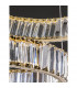 Aurelia Integrated LED Pendant Ceiling Light Gold Metal Crystal LED 46W 4328Lm 3500K-4