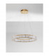 Aurelia Integrated LED Pendant Ceiling Light Gold Metal Crystal LED 40W 4647Lm 3500K-3