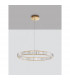 Aurelia Integrated LED Pendant Ceiling Light Gold Metal Crystal LED 47W 4895Lm 3500K-3