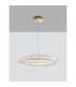 Aurelia Integrated LED Pendant Ceiling Light Gold Metal Crystal LED 47W 4895Lm 3500K-4