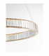 Aurelia Integrated LED Pendant Ceiling Light Gold Metal Crystal LED 47W 4895Lm 3500K-5
