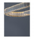 Aurelia Bar Pendant Ceiling Light Gold Metal Crystal LED 48W 4505Lm 3500K-6