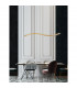 Aurelia Bar Pendant Ceiling Light Gold Metal Crystal LED 40W 3351Lm 3500K-2