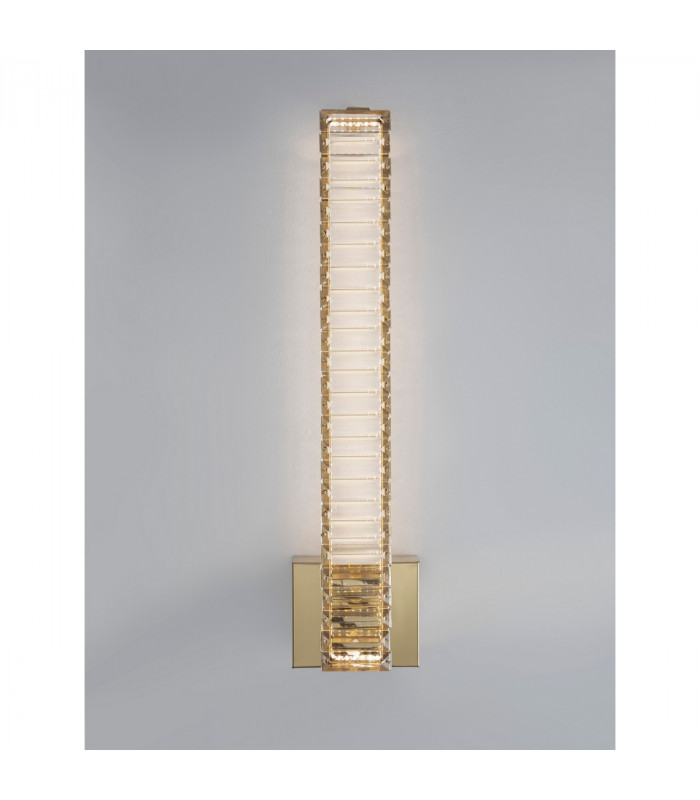 Aurelia Wall Lamp Gold Metal Crystal LED 19W 1707Lm 3500K-2