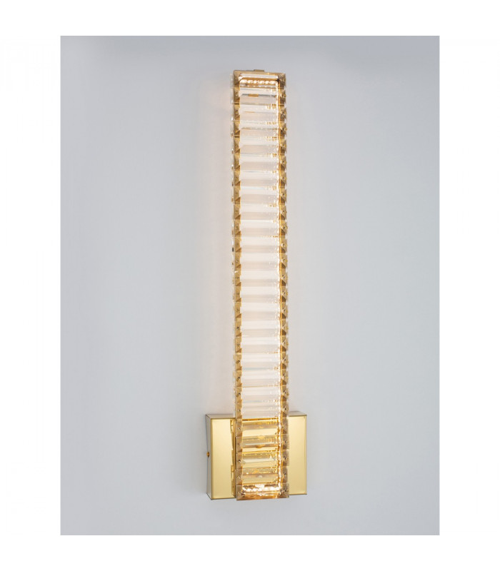 Aurelia Wall Lamp Gold Metal Crystal LED 19W 1707Lm 3500K-3