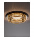 Aurelia 50cm Integrated LED Semi Flush Light Gold Metal Crystal LED 29W 1481Lm 3500K-2
