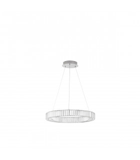 Aurelia Integrated LED Pendant Ceiling Light Chrome Metal Crystal LED 40W 4647Lm 3500K-1