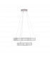 Aurelia Integrated LED Pendant Ceiling Light Chrome Metal Crystal LED 46W 4328Lm 3500K-1