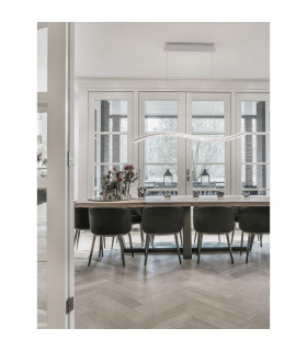 Aurelia Integrated LED Pendant Ceiling Light Chrome Metal Crystal LED 40W 3351Lm 3500K-2