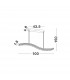 Aurelia Integrated LED Pendant Ceiling Light Chrome Metal Crystal LED 40W 3351Lm 3500K-4