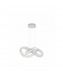 Conceto Integrated LED Pendant Ceiling Light Chrome Metal Crystal LED 50W 4075.27Lm 3500K-1