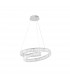 Conceto Integrated LED Pendant Ceiling Light Chrome Metal Crystal LED 50W 4070Lm 3500K-1