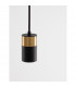 Pogno 5.6cm Slim Pendant Ceiling Light Sandy Black Gold Aluminium LED GU10 1x10W-6