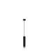 Pogno 5.9cm Long Slim Pendant Ceiling Light Sandy Black Gold Aluminium LED GU10 1x10W-1