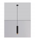Pogno 5.9cm Long Slim Pendant Ceiling Light Sandy Black Gold Aluminium LED GU10 1x10W-4