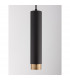 Pogno 5.9cm Long Slim Pendant Ceiling Light Sandy Black Gold Aluminium LED GU10 1x10W-5