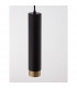 Pogno 5.9cm Long Slim Pendant Ceiling Light Sandy Black Gold Aluminium LED GU10 1x10W-8