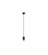 Pogno 5.9cm Slim Pendant Ceiling Light Sandy Black Gold Aluminium LED GU10 1x10W-1