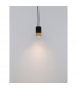 Pogno 5.9cm Slim Pendant Ceiling Light Sandy Black Gold Aluminium LED GU10 1x10W-4