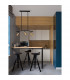 Pogno 3 Light Bar Pendant Ceiling Light Black Gold Aluminium LED GU10 3x10W-2