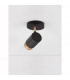 Pogno Single Spotlight Sandy black Gold Aluminium LED GU10 1x10W-6