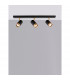 Pogno 3 Light Ceiling Spotlight Bar Sandy black Gold Aluminium LED GU10 3x10W-4