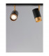 Pogno 3 Light Ceiling Spotlight Bar Sandy black Gold Aluminium LED GU10 3x10W-6