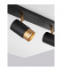 Pogno 3 Light Ceiling Spotlight Bar Sandy black Gold Aluminium LED GU10 3x10W-7