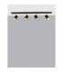 Pogno 4 Light Ceiling Spotlight Bar Sandy black Gold Aluminium LED GU10 4x10W-2